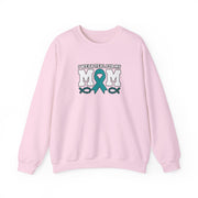 Teal for Mom Unisex Heavy Blend™ Crewneck Sweatshirt