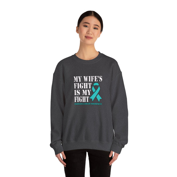 My Wife’s Fight Unisex Heavy Blend™ Crewneck Sweatshirt