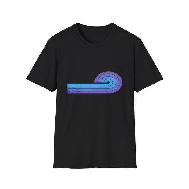Semicircle Stripes Unisex Softstyle T-Shirt