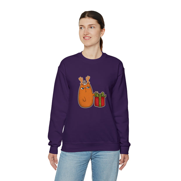Christmas cat Unisex Heavy Blend™ Crewneck Sweatshirt
