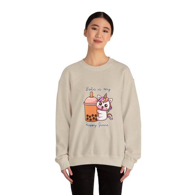 Unicorn Boba Unisex Heavy Blend™ Crewneck Sweatshirt