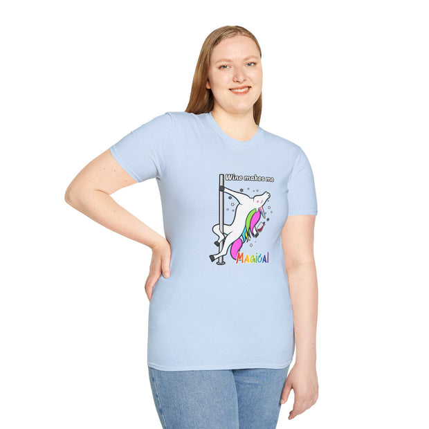 Unicorn Wine Unisex Softstyle T-Shirt