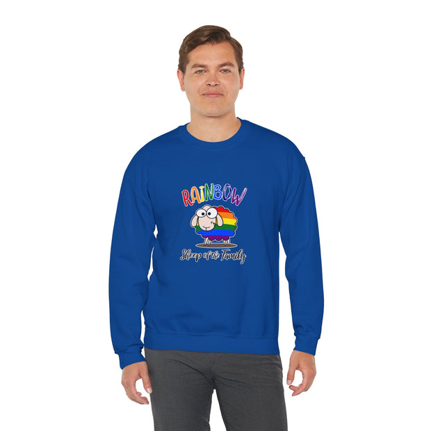 Rainbow Sheep Unisex Heavy Blend™ Crewneck Sweatshirt