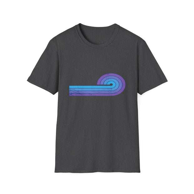 Semicircle Stripes Unisex Softstyle T-Shirt