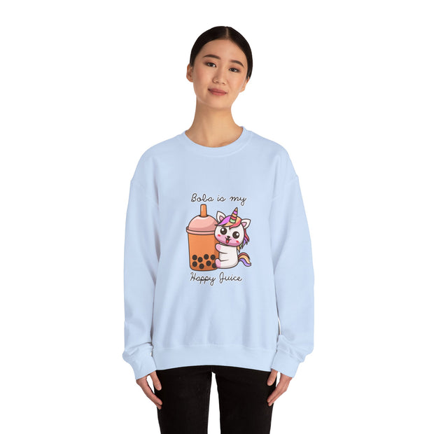 Unicorn Boba Unisex Heavy Blend™ Crewneck Sweatshirt