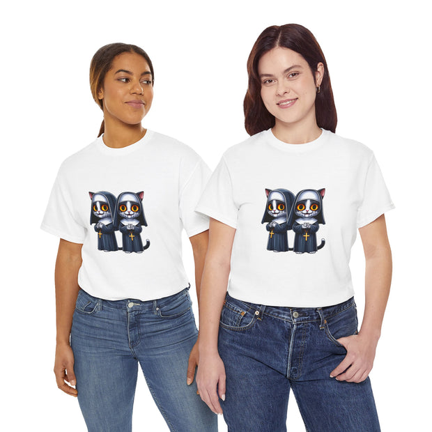 Horror Movie Cats Unisex Heavy Cotton Tee