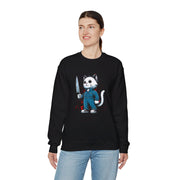 Horror Movie Cats Unisex Heavy Blend™ Crewneck Sweatshirt