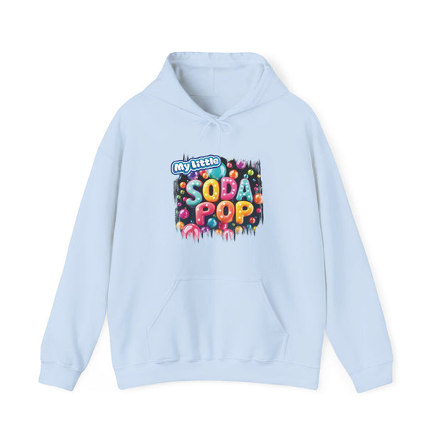 My Little Soda Pop Hooded Sweatshirt, Trendy Unisex Pullover, Fun Gift for Teens, Casual Wear, Comfortable Street Style