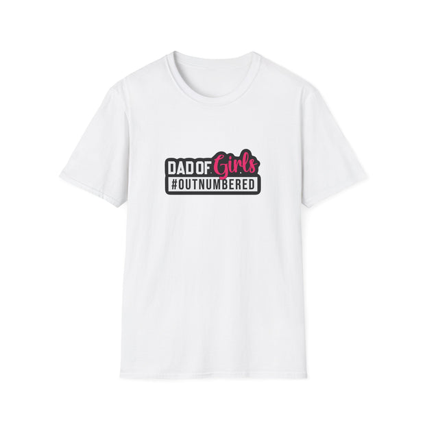 Dad of Girls Unisex Softstyle T-Shirt