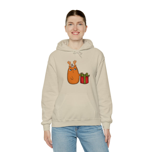 Christmas cat Unisex Heavy Blend™ Hooded Sweatshirt