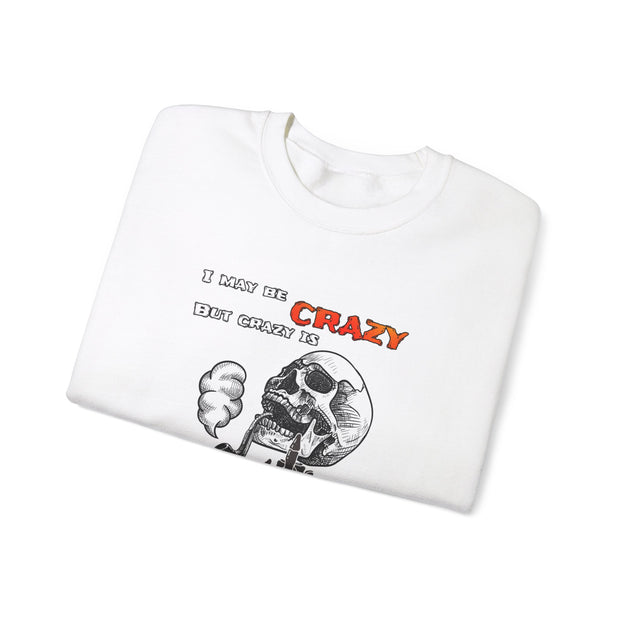 Crazy Skull Unisex Heavy Blend™ Crewneck Sweatshirt