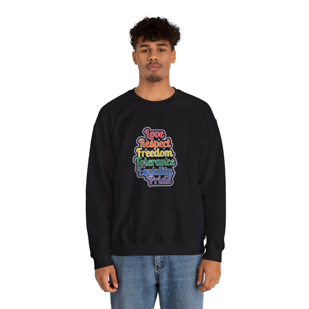 Love Respect Freedom Unisex Heavy Blend™ Crewneck Sweatshirt
