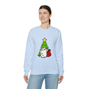 Christmas cat Unisex Heavy Blend™ Crewneck Sweatshirt