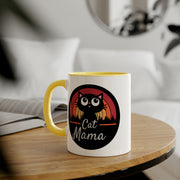 Cat Mama Accent Mugs, 11oz