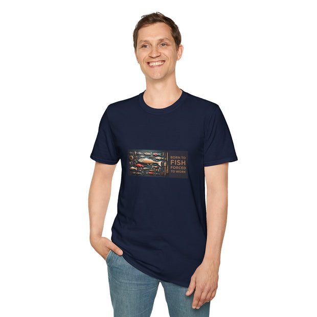 Born to Fish Unisex Softstyle T-Shirt