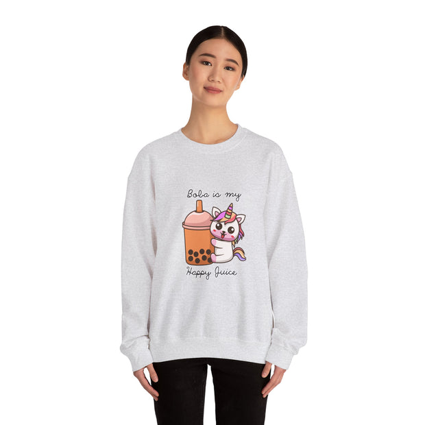 Unicorn Boba Unisex Heavy Blend™ Crewneck Sweatshirt