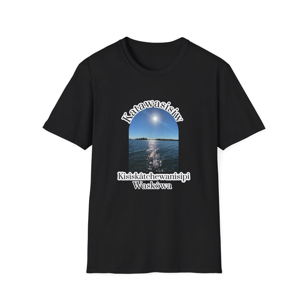 Cree Saskatchewan Skies Unisex Softstyle T-Shirt
