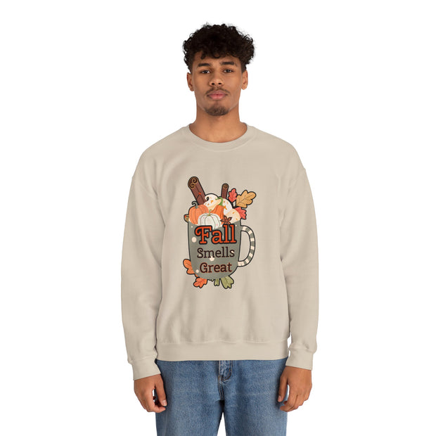 Fall Smells Great Unisex Heavy Blend™ Crewneck Sweatshirt