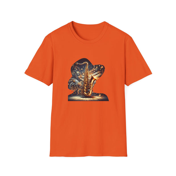 Saxophone Unisex Softstyle T-Shirt