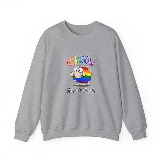 Rainbow Sheep Unisex Heavy Blend™ Crewneck Sweatshirt