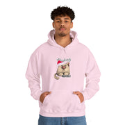 Christmas cat Unisex Heavy Blend™ Hooded Sweatshirt