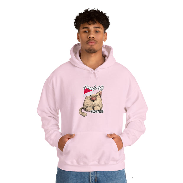 Christmas cat Unisex Heavy Blend™ Hooded Sweatshirt