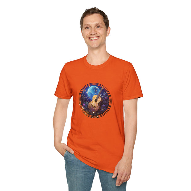 Moonlight Guitar Unisex Softstyle T-Shirt