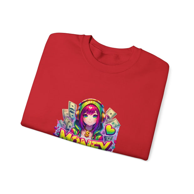 Graffiti Anime Girls Unisex Heavy Blend™ Crewneck Sweatshirt