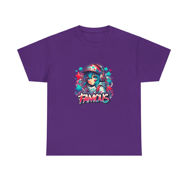 Graffiti Anime Girls Unisex Heavy Cotton Tee