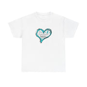 Ovarian Cancer Survivor Unisex Heavy Cotton Tee