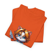 Horror Movie Cats Unisex Heavy Cotton Tee
