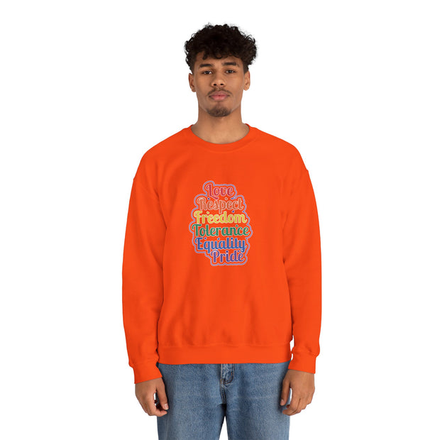 Love Respect Freedom Unisex Heavy Blend™ Crewneck Sweatshirt