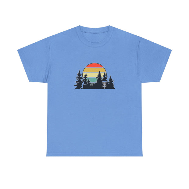 Retro Disc Golf Unisex Heavy Cotton Tee