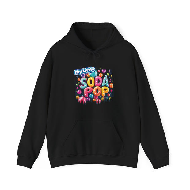 My Little Soda Pop Hooded Sweatshirt, Trendy Unisex Pullover, Fun Gift for Teens, Casual Wear, Comfortable Street Style