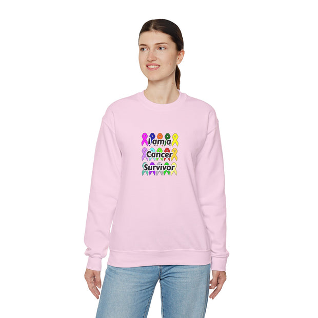Cancer Survivor Unisex Heavy Blend™ Crewneck Sweatshirt