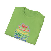 Love Respect Freedom Unisex Softstyle T-Shirt