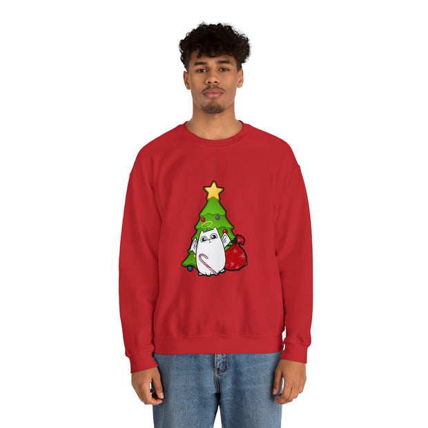 Christmas cat Unisex Heavy Blend™ Crewneck Sweatshirt