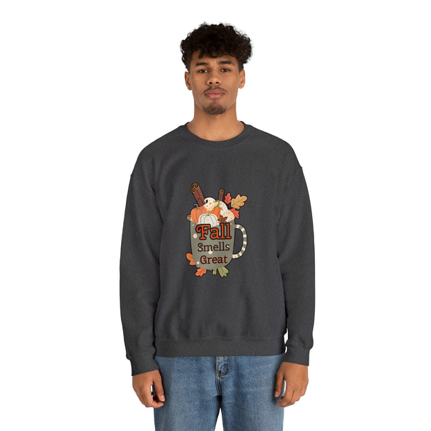 Fall Smells Great Unisex Heavy Blend™ Crewneck Sweatshirt