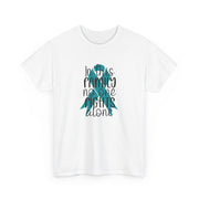 Family Support Ovarian Cancer Unisex Heavy Cotton Tee