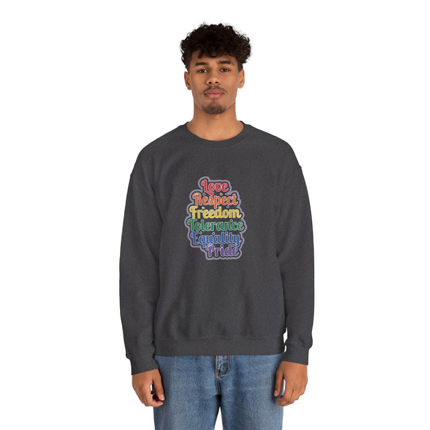 Love Respect Freedom Unisex Heavy Blend™ Crewneck Sweatshirt