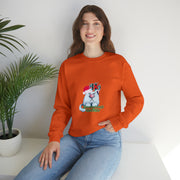 Christmas cat Unisex Heavy Blend™ Crewneck Sweatshirt