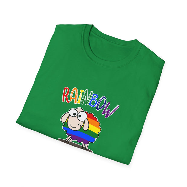 Rainbow Sheep Unisex Softstyle T-Shirt