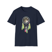 Wolf Dream catcher Unisex Softstyle T-Shirt