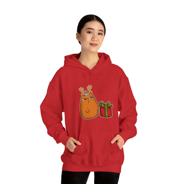Christmas cat Unisex Heavy Blend™ Hooded Sweatshirt