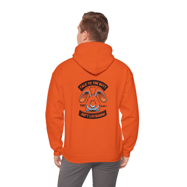Talk to the Butt Unisex Heavy Blend™ Hooded Sweatshirt