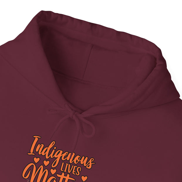 Indigenous Lives Matter Unisex Heavy Blend™ Hooded Sweatshirt