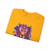 Anime Female Demon Unisex Heavy Blend™ Crewneck Sweatshirt