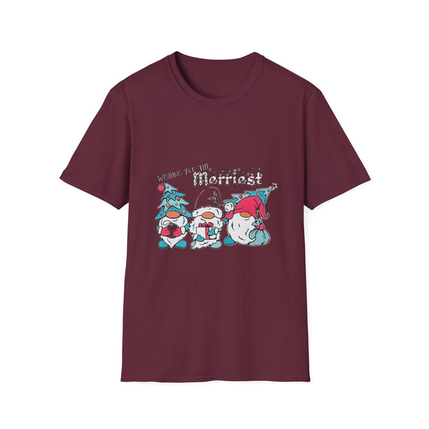 Gnome Christmas Unisex Softstyle T-Shirt