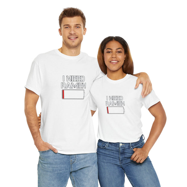 I Need Ramen Unisex Heavy Cotton Tee