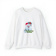 Christmas cat Unisex Heavy Blend™ Crewneck Sweatshirt